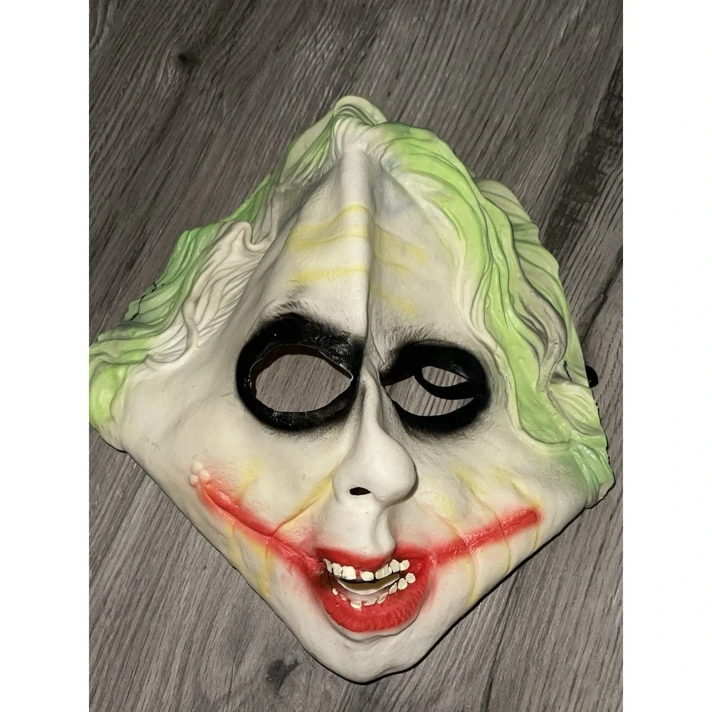DC Comics The Joker Deluxe Adult Latex Masks 2 Mask, Illusion- RubiesCostume Inc